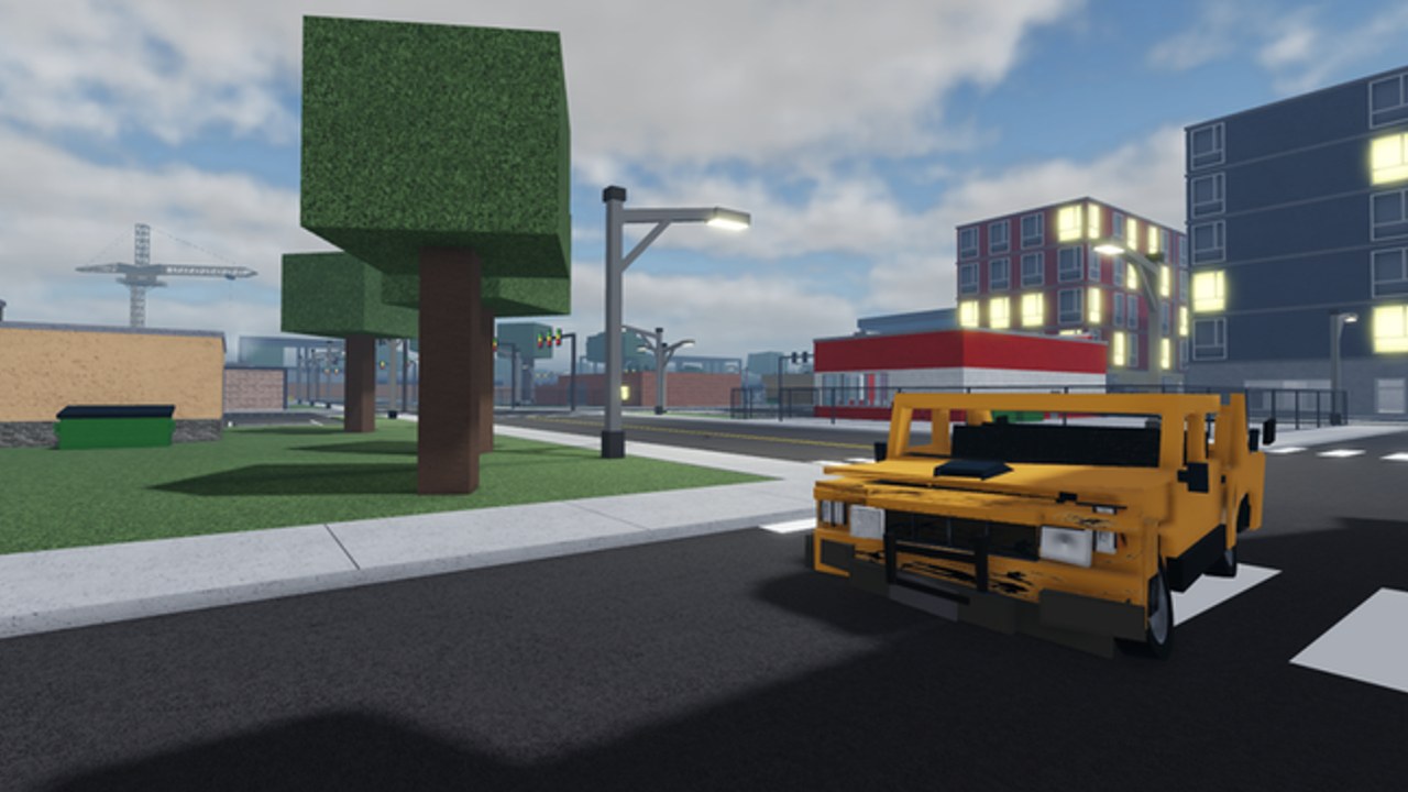 Average Day In America town overview showing Verdania streets, shops, and open-world layout